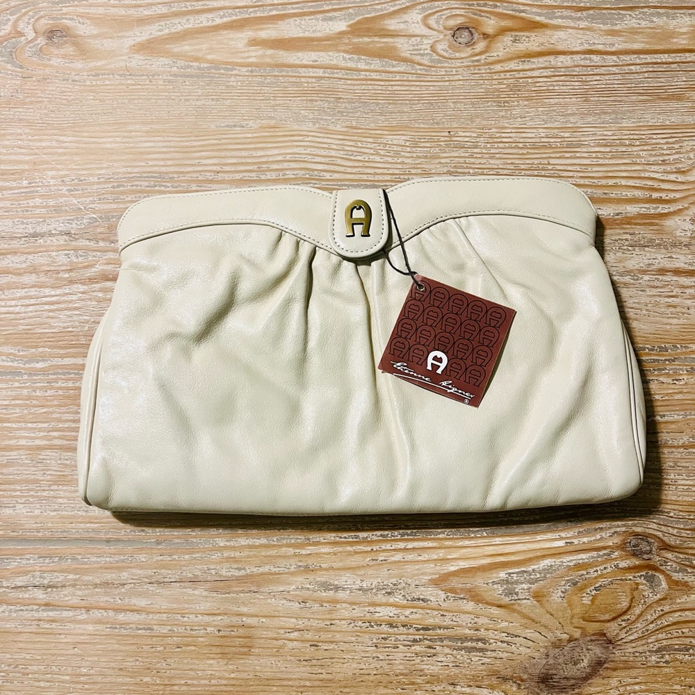 Etienne Aigner Leather Clutch Purse